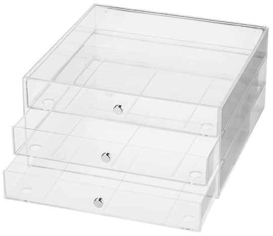 clear acrylic drawer organizers